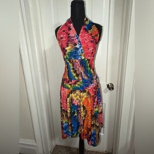 Women’s size XL Multicolor Halter Dress